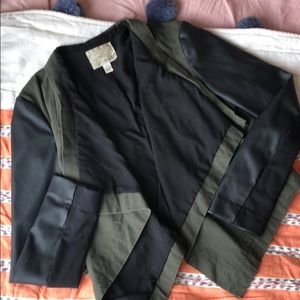 Waterfall Jacket will leather arms